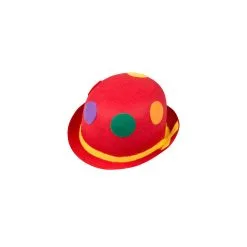 Chapeau Melon Clown Feutre 6ass. -Perruque Soldes chapeau melon clown feutre 6ass 2