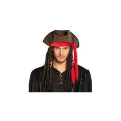 Chapeau Pirate Dirty Jack Avec Cheveux -Perruque Soldes chapeau pirate dirty jack avec cheveux 2