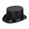 Chapeau Satin Gala Noir -Perruque Soldes chapeau satin gala noir
