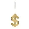 Collier Dollar XXL (24 Cm) DESTOCKAGE -Perruque Soldes collier dollar xxl 24 cm promo destock