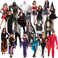 Costume Adulte Assortiment Halloween Homme/femme 10 Ass.