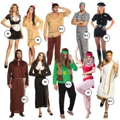 Costume Homme/femme 1er Prix 10 Ass. Taille M, M/L Prix Unitaire