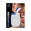 Fanbrush Bleu/blanc -Perruque Soldes fanbrush sous carte blister bleu blanc