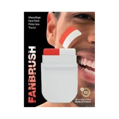 Fanbrush Rouge/blanc