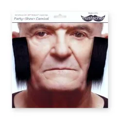 Favoris Courts - Noire (028) -Perruque Soldes favoris courts 028 noir 1