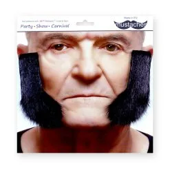 Favoris Long - Noir (029) -Perruque Soldes favoris long 029 noir 2