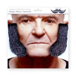 Favoris Long - Poivre Et Sel (029) -Perruque Soldes favoris long 029 poivre et sel 2