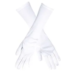 Gants Blanc Polyester 40cm 'Nice'