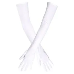 Gants Blanc Polyester 60cm 'Los Angeles