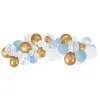 Kit De 50 Ballons Pour Arche OR/BLEU -Perruque Soldes kit de 50 ballons pour arche or bleu baby shower