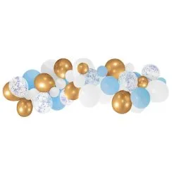 Kit De 50 Ballons Pour Arche OR/BLEU