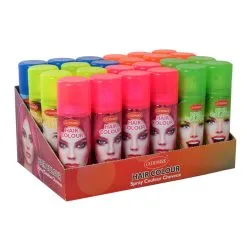 Laques à Cheveux Assorties FLUO 125 Ml (102930)