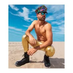 Legging Glance OR (M Stretch) -Perruque Soldes legging glance or m stretch 2