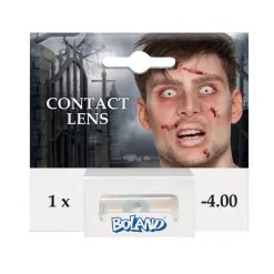 Lentille 12 Mois Zombie (dioptrie -4,00) -Perruque Soldes lentille 12 mois zombie dioptrie 400 1