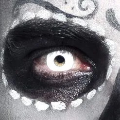 Lentilles 1 Mois UV Flash Blanc