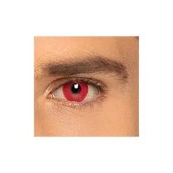 Lentilles 1 Mois UV Flash Rouge