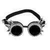 Lunettes Cyberpunk Argent -Perruque Soldes lunettes cyberpunk argent