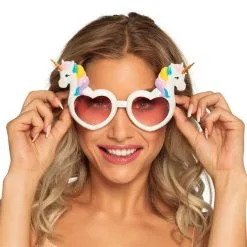 Lunettes Party Licorne -Perruque Soldes lunettes party licorne 1