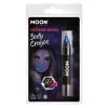 Moon Glow Intense Neon UV Crayons, Bleu FLUO 3.5g -Perruque Soldes moon glow intense neon uv body crayons blue clamshell 35g