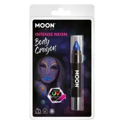 Moon Glow Intense Neon UV Crayons, Bleu FLUO 3.5g