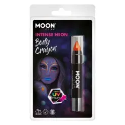 Moon Glow Intense Neon UV Body Crayons, Orange 3.5g