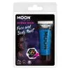 Moon Glow Intense Neon UV Maquillage Bleu FLUO, 12ml 2 Moon Glow Intense Neon UV Maquillage Bleu FLUO, 12ml -Perruque Soldes moon glow intense neon uv face paint bl ue clamshell 12ml