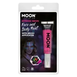Moon Glow Intense Neon UV Maquillage Rose FLUO, Avec Applicateur