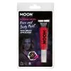 Moon Glow Intense Neon UV Maquillage Rouge FLUO, Avec Applicateur -Perruque Soldes moon glow intense neon uv face paint re d clamshell with brush applicator 15