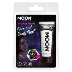 Moon Glow Intense Neon UV Maquillage Blanc FLUO, 12ml