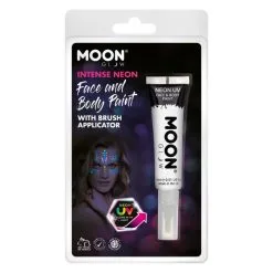 Moon Glow Intense Neon UV Maquillage Blanc FLUO, Avec Applicateur