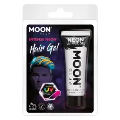 Moon Glow Intense Neon UV Gel à Cheveux Blanc, 20ml