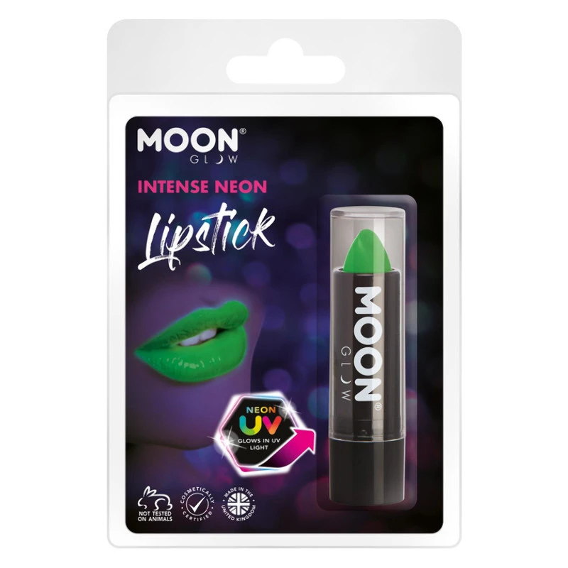 Moon Glow Intense Neon UV Stick à Lèvres Vert, 5g 3 Moon Glow Intense Neon UV Stick à Lèvres Vert, 5g