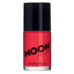 Moon Glow Vernis à Ongles Intense Neon UV Rouge 14ml