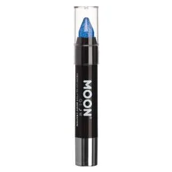Moon Glow - Neon UV Glitter Body Crayons , Bleu - 3.5g