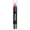 Moon Glow - Neon UV Glitter Body Crayons , Magenta - 3.5g -Perruque Soldes moon glow neon uv glitter body crayons magenta 35g single