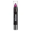 Moon Glow - Neon UV Glitter Body Crayons , Violet - 3.5g -Perruque Soldes moon glow neon uv glitter body crayons purple 35g single