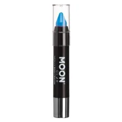 Moon Glow Pastel Neon UV Body Crayons, Bleu - 3.5g