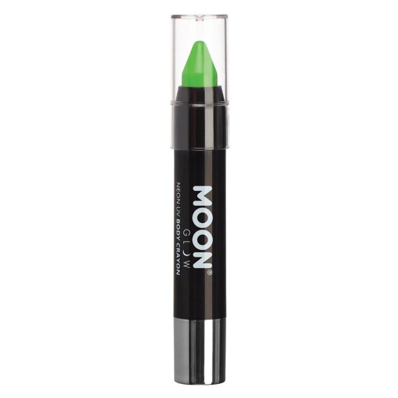 Moon Glow Pastel Neon UV Body Crayons, Vert - 3.5g 3 Moon Glow Pastel Neon UV Body Crayons, Vert - 3.5g