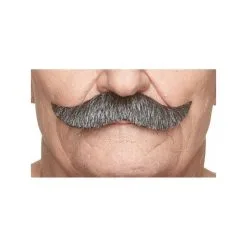 Moustache à La Française - Poivre Et Sel (015) -Perruque Soldes moustache a la francaise 015 poivre et s el 1