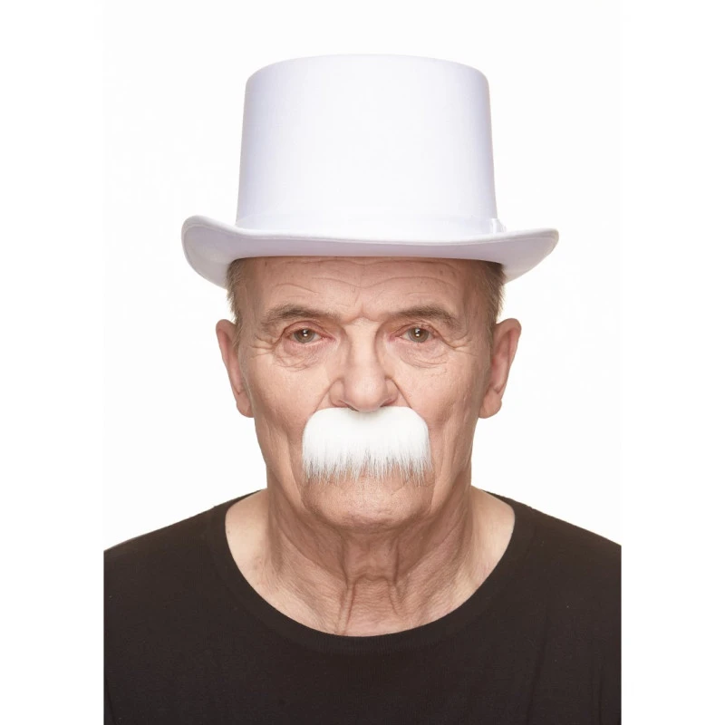 Moustache Brosse - Blanche (007) 3 Moustache Brosse - Blanche (007)