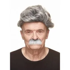 Moustache Brosse - Grise (007)