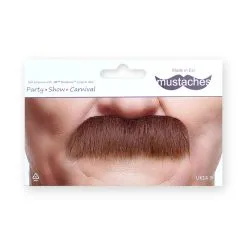Moustache Brosse - Rousse (007) -Perruque Soldes moustache brosse 007 rousse 2