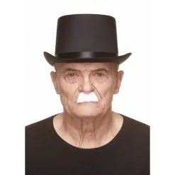 Moustache Chaplin - Blanche (002)