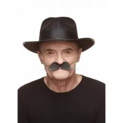 Moustache Dandy - Noire Mèché (012)