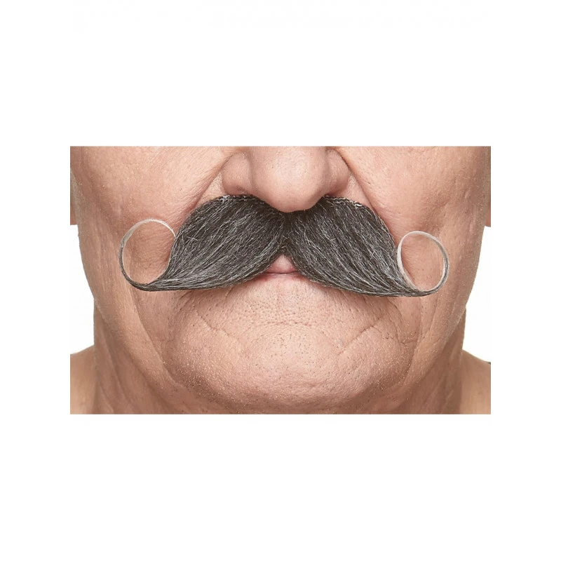 Moustache Noire Et Balnche Elegante 90 Mm (037) 4 Moustache Noire Et Balnche Elegante 90 Mm (037) – Image 2