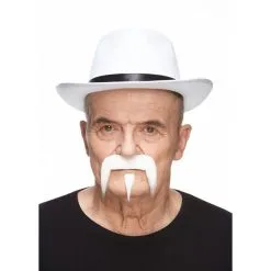 Moustache Far West - Blanche (021)