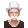 Moustache Gauloise - Blanche (030) -Perruque Soldes moustache gauloise 030 blanc