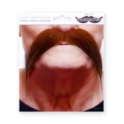 Moustache Gauloise - Roux Foncé (030) 7 Moustache Gauloise - Roux Foncé (030) -Perruque Soldes moustache gauloise 030 roux fonce 2
