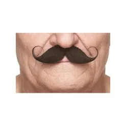 Moustache Guillaume - Noire (018) -Perruque Soldes moustache guillaume 018 noir 1