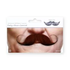 Moustache Guillaume - Rousse (018) -Perruque Soldes moustache guillaume 018 roux 2